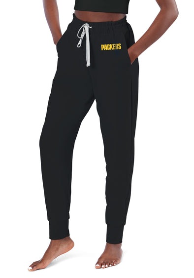 Certo By Northwest NFL Women's Green Bay Packers Phase Jogger, Black