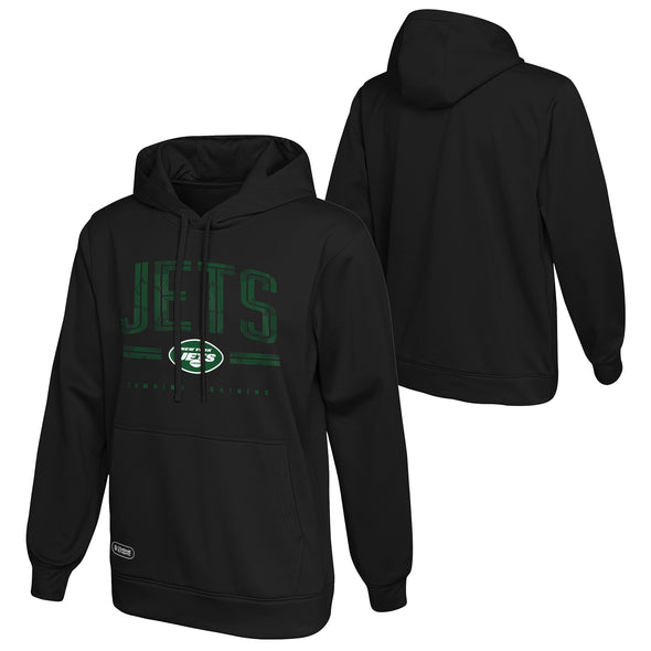 Outerstuff NFL Men's New York Jets Coin Toss Performance Fleece Hoodie