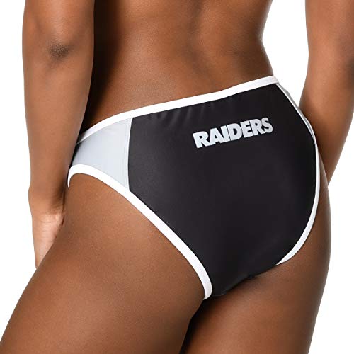 Forever Collectibles Women's Oakland Raiders Team Logo Swim Suit Bikini Bottom