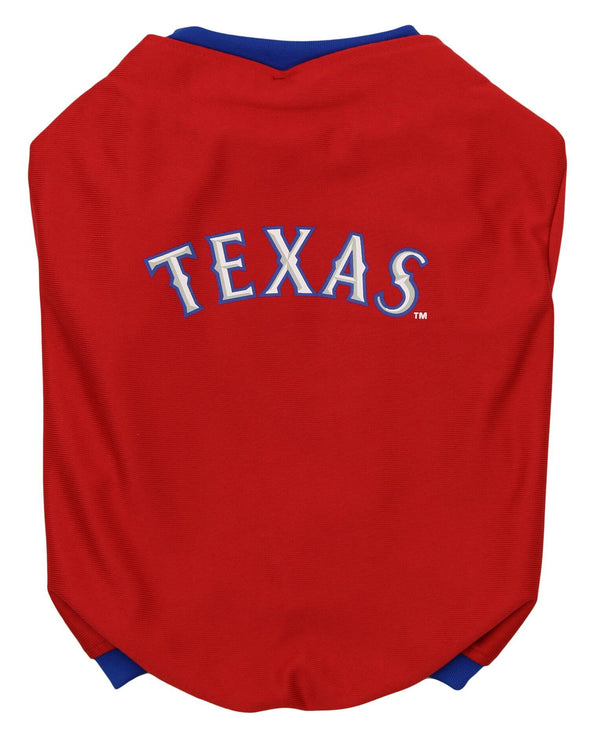 Sporty K9 MLB Texas Rangers Baseball Dog Jersey