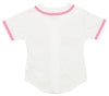 Outerstuff MLB Girls Youth (7-16) Boston Red Sox Pink Glitter White Team Jersey