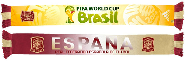 Adidas Spain Espana 2014 FIFA World Cup Authentic Team Scarf