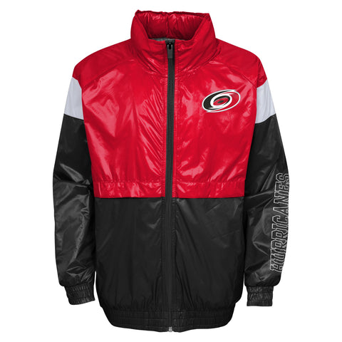 Outerstuff NHL Youth Boys Carolina Hurricanes Goal Line Stand Windbreaker Jacket