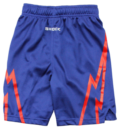 Adidas WNBA Youth Girls Detroit Shock Replica Athletic Basketball Shorts, Blue