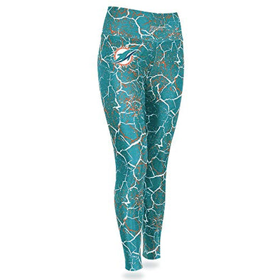 Zubaz NFL Women's Miami Dolphins Marble Leggings