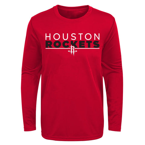 Outerstuff NBA Youth Boys Houston Rockets Tactical Stance Performance Tee