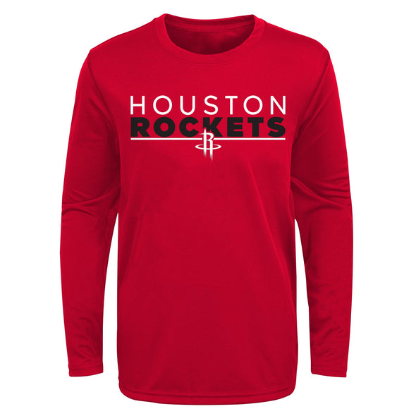 Outerstuff NBA Youth Boys Houston Rockets Tactical Stance Performance Tee