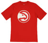 FISLL NBA Men's Atlanta Hawks Team Color, Name and Logo Premium T-Shirt