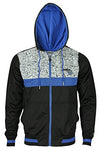 Zipway Orlando Magic NBA Men's Black Bugsy Hoodie with Blue Accent