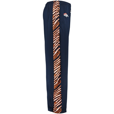 Zubaz NFL Men's Denver Broncos Zebra Accent NFL Stadium Pants