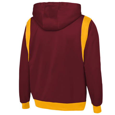 Outerstuff NFL Men's Washington Commanders Drop Back Performance Fleece Hoodie