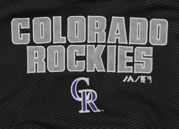 Outerstuff MLB Youth Colorado Rockies Geo Strike Hoodie