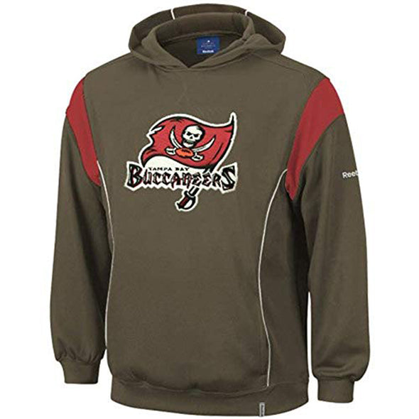 Reebok NFL Men's Tampa Bay Buccaneers Pullover Hoodie, 2 Color Options