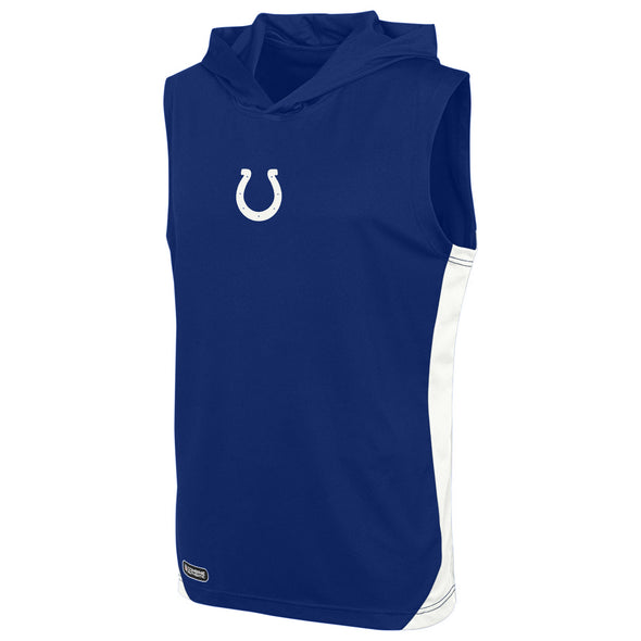 New Era NFL Men's Indianapolis Colts Champions Flair Hooded Muscle T-Shirt