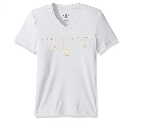 Umbro Youth Girls Gold Climate Short Sleeve Tee, Color Options