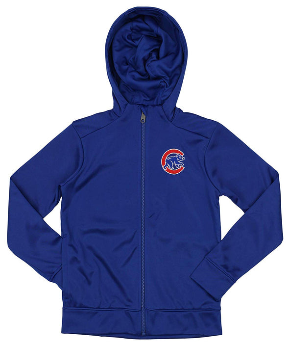 Outerstuff MLB Youth/Kids Chicago Cubs Performance Full Zip Hoodie