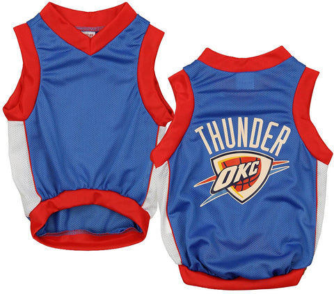 Sporty K9 Oklahoma City Thunder Basketball Dog Jersey