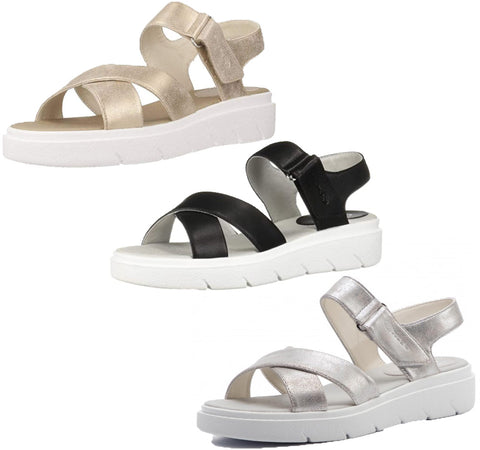 GEOX Women's D Tamas E Slip On Fashion Sandals, Color Options