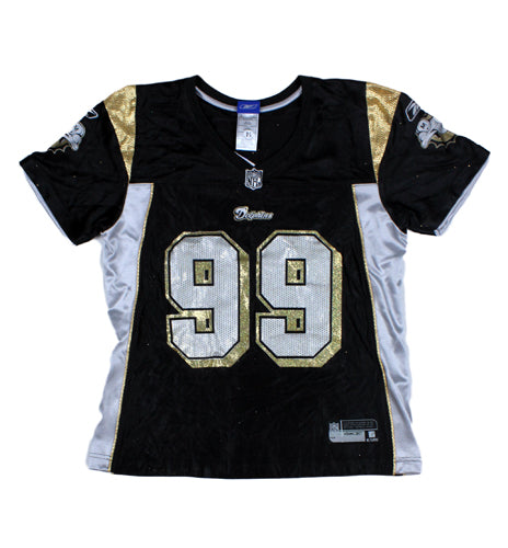 black and gold miami dolphins jersey