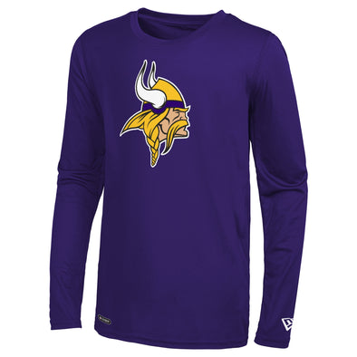 New Era NFL Men's Minnesota Vikings Stadium Logo Long Sleeve Performance Shirt