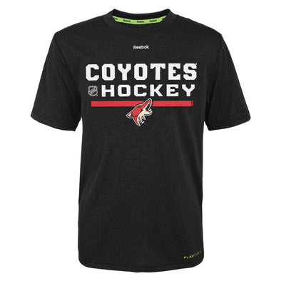 Reebok NHL Youth (8-20) Arizona Coyotes Basic Short Sleeve T-Shirt, Black