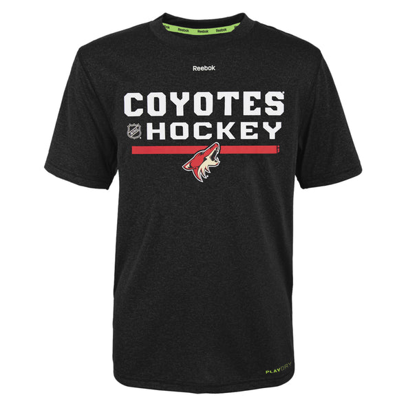 Reebok NHL Youth (8-20) Arizona Coyotes Basic Short Sleeve T-Shirt, Black