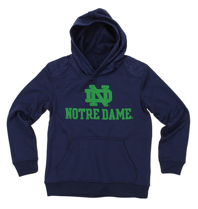 NCAA Youth Notre Dame Fighting Irish Performance Hoodie, Navy