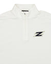 adidas NCAA Men's Akron Zips Team Logo 1/4 Zip Pullover, White