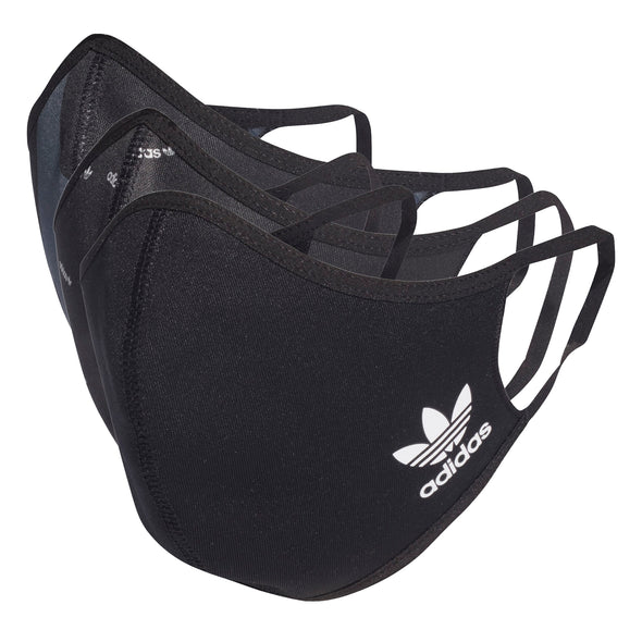 Adidas Originals Unisex Adult Face Cover, 3-Pack, Color Options