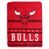 Northwest NBA Chicago Bulls Dual Vision 45 X 60 Silk Touch Throw Blanket