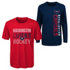 Outerstuff NHL Youth Boys (8-20) Washington Capitals Performance T-Shirt Combo Set