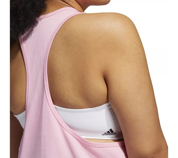 adidas Women's Tropic Tank Top, Light Pink