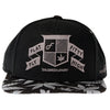 Flat Fitty Fly High Snapback Cap Marijuana Leaf 50 Cent Hat, Black, One Size