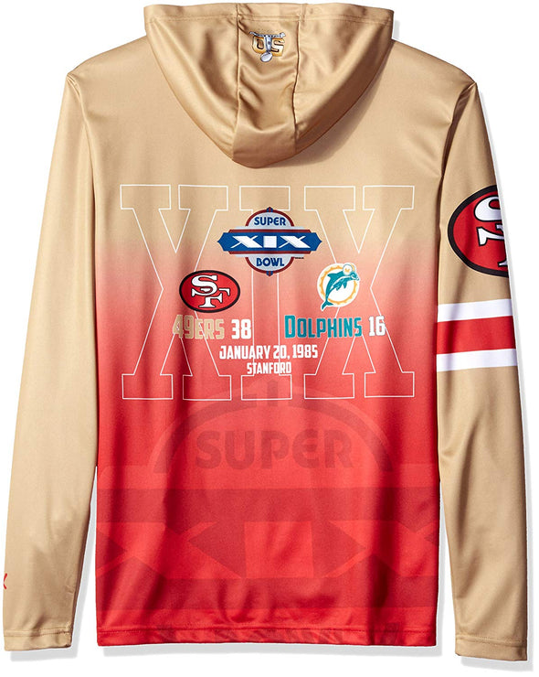 Forever Collectibles NFL Men's San Francisco 49ers Super Bowl Champions Hooded Tee
