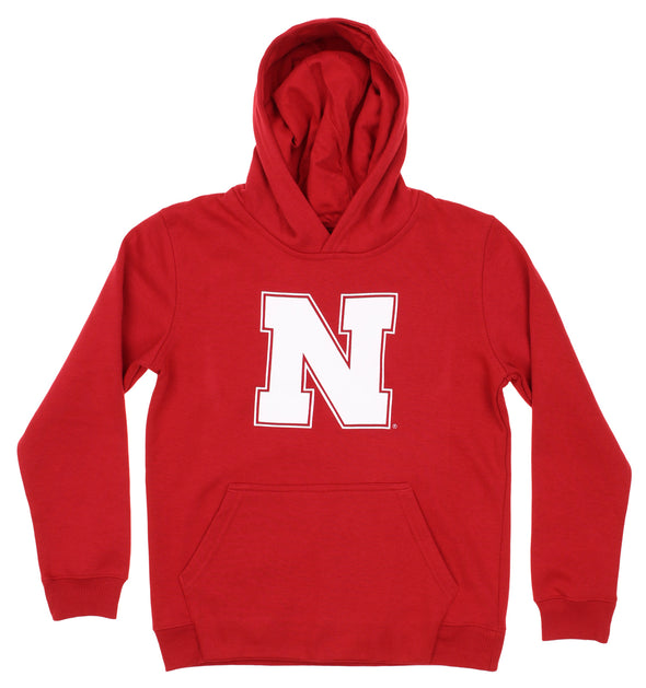 Outerstuff NCAA Youth (8-20) Nebraska Cornhuskers Sueded Fan Hoodie