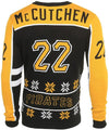 FOCO Pittsburgh Pirates Andrew McCutchen #22 MLB Men's Ugly Sweater, Black