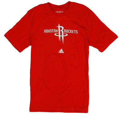 Adidas NBA Youth Boys Houston Rockets Short Sleeve Full Color Tee T-Shirt, Red