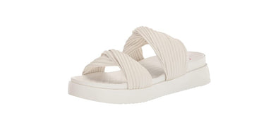 Blondo Women's Waterproof Cadee Slide Sandal, White